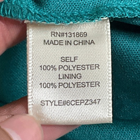 Allison Kelly Mini Dress XS Green‎ Tiered Holiday Forest Fairy Grunge Babydoll - Picture 8 of 14